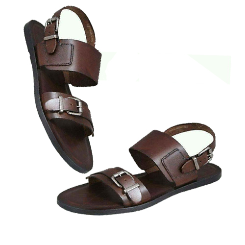 casual leather sandals
